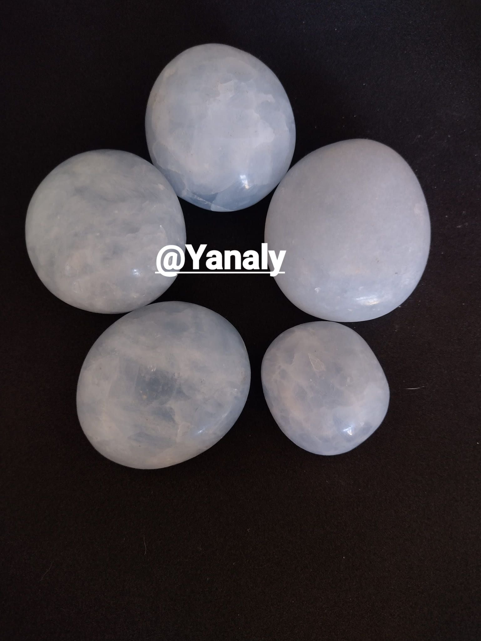 Blauwe calciet uit Madagaskar