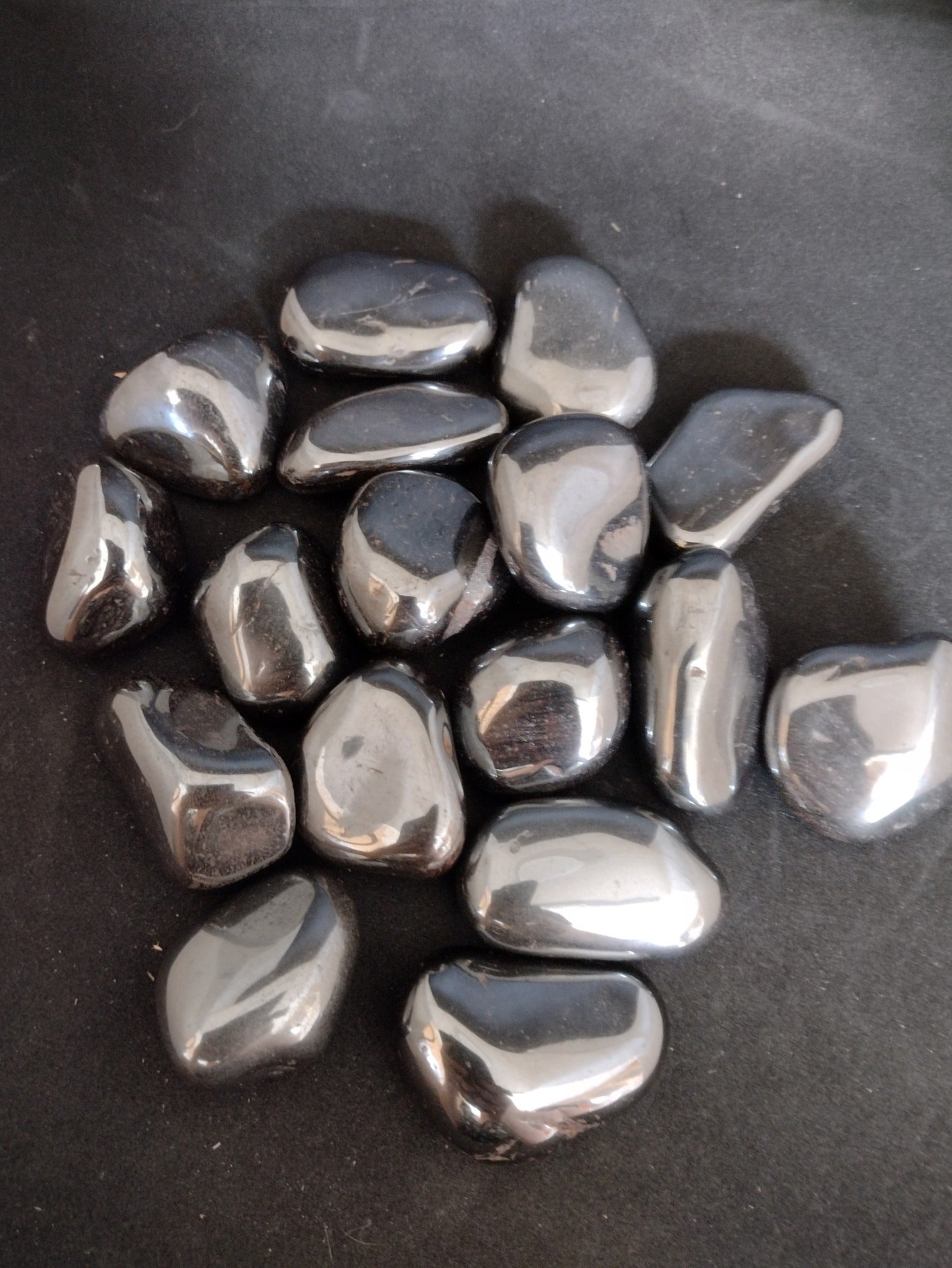 Hematiet trommelstenen