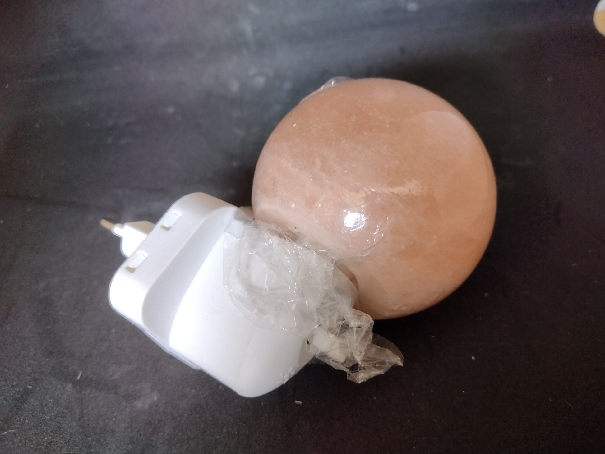 Zoutlamp klein ~ stopcontact bed lampje