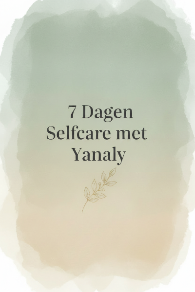 7 Dagen Selfcare met Yanaly – e-book cover